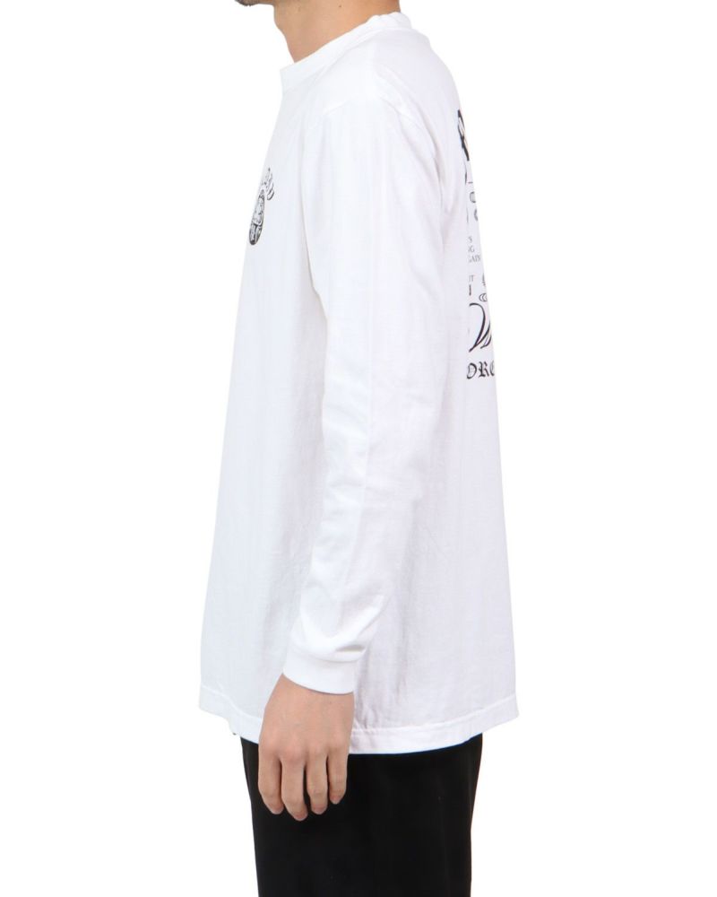 ホワイト：180cm67kg(Lサイズ着用)