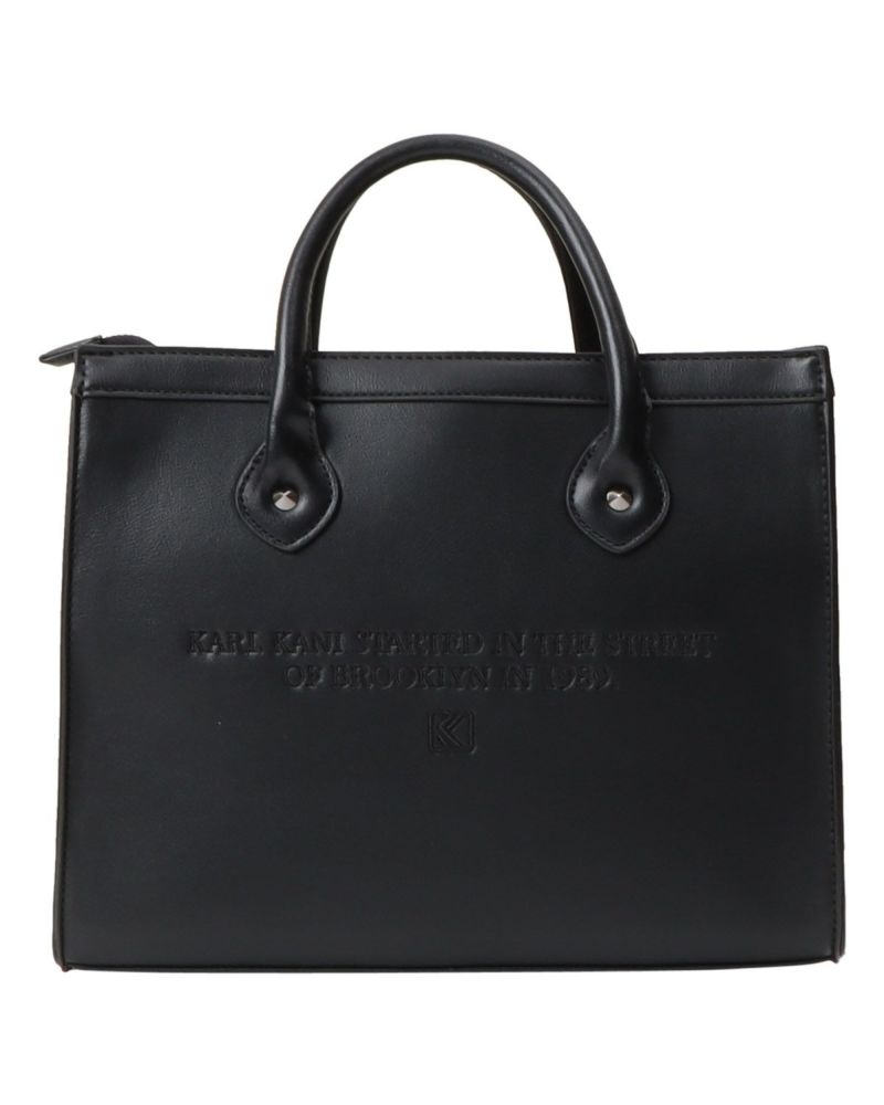 Karl Kani] 2WAY スタッズ ロゴ PU トートバッグ | PEET ONLINE