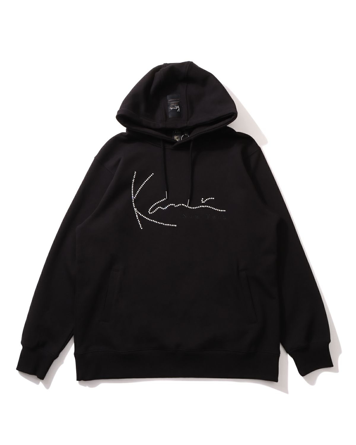 Karl Kani] ラグジュアリー ラインストーン ロゴ パーカー | PEET  