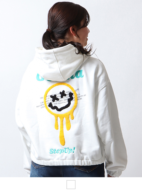 オフホワイト：157cm(Mサイズ着用)