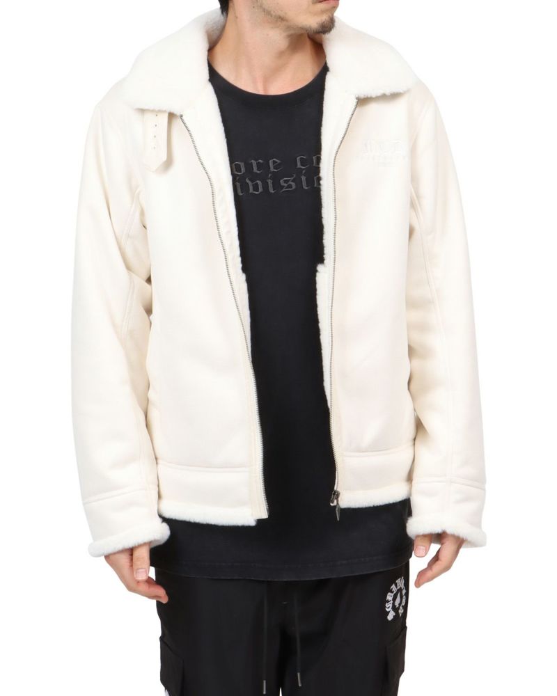 MCD] ホワイト ムートン ジャケット | PEET ONLINE STORE