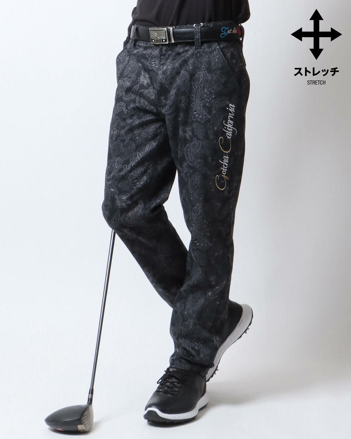 GOTCHA GOLF] ストレッチ ペイズリー ロングパンツ | PEET ONLINE STORE 