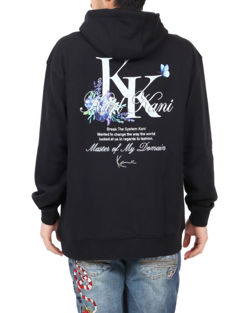KARL KANI◇カールカナイ Oversized Retro Hoodie [Black] (KARL
