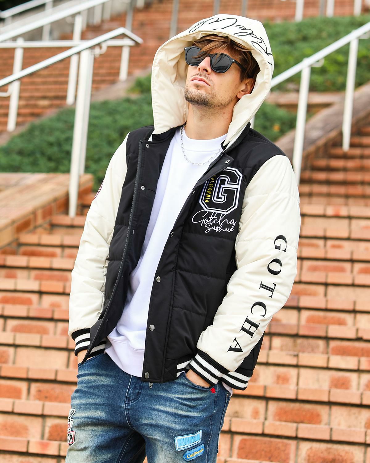 Karl Kani] キルト ジャカード フルジップ パーカー | PEET ONLINE STORE