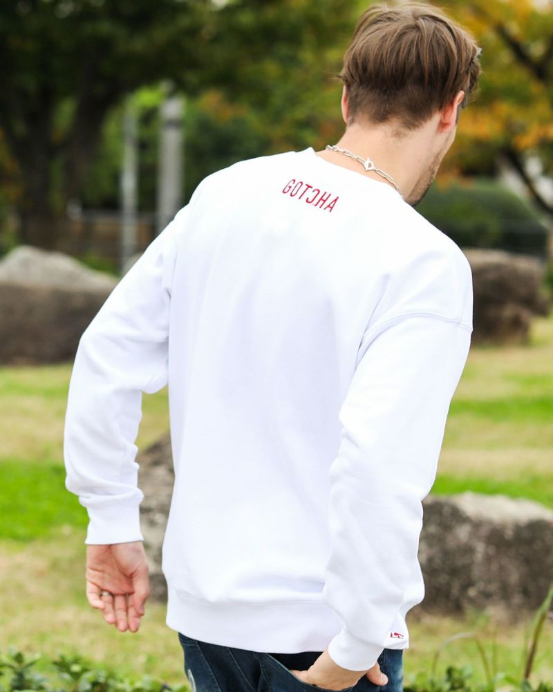 ホワイト:183cm70kg(Lサイズ着用)