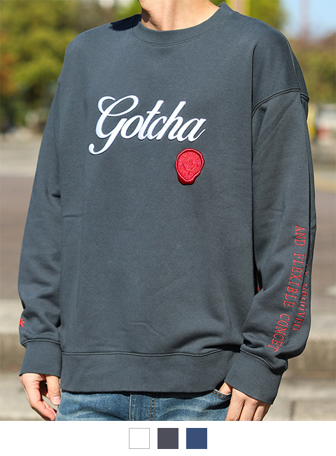 チャコール：180cm67kg(Lサイズ着用)