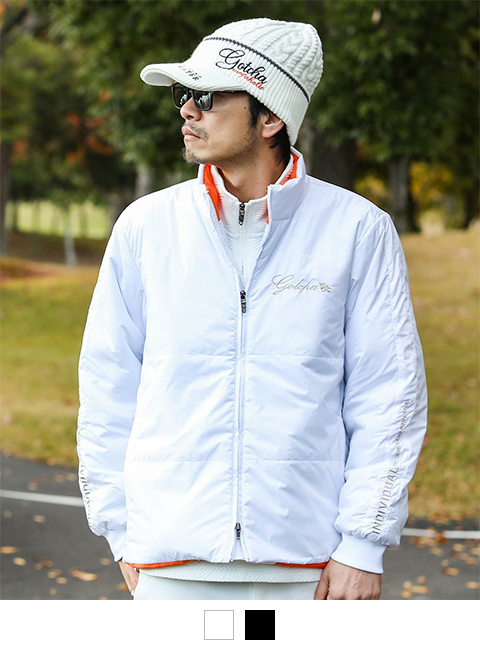 ホワイト：180cm67kg(Lサイズ着用)