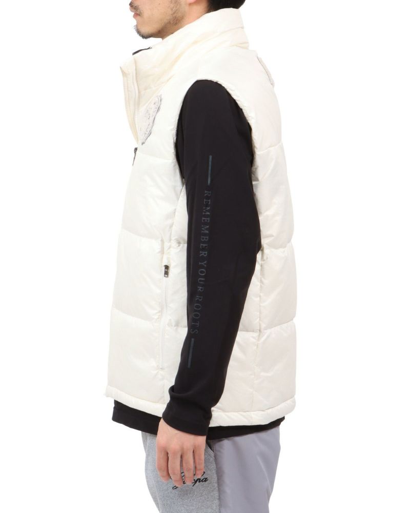 新品GOTCHA GOLFダウン切り替えベスト GOTCHA GOLF] ダウン 切替 フード脱着 2WAY ベスト GOTCHA GOLF PEET