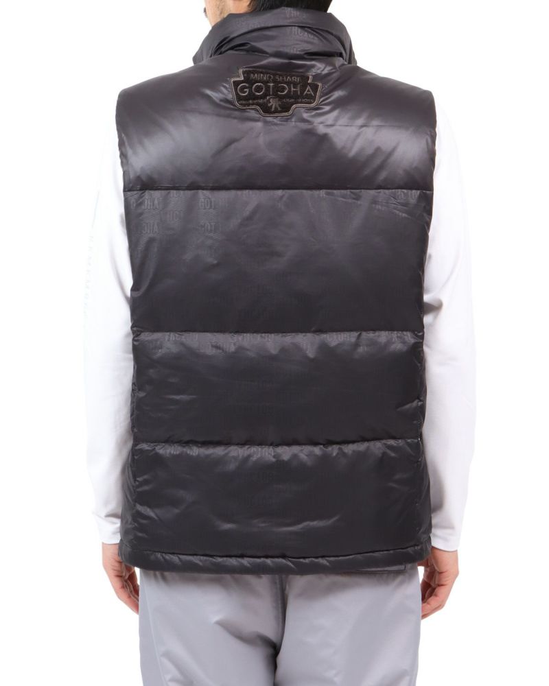 GOTCHA GOLF] プレミアム エンボス ワッペン ダウン ベスト | PEET