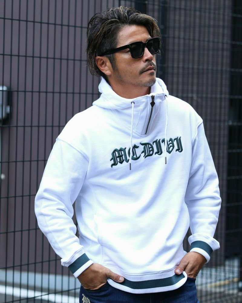 MCD] 裏毛 ハーフジップ パーカー | PEET ONLINE STORE