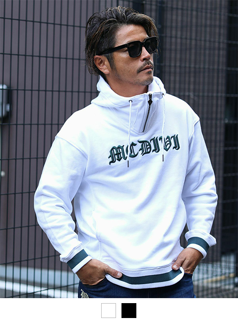 オフホワイト：173cm/72kg(Lサイズ着用)