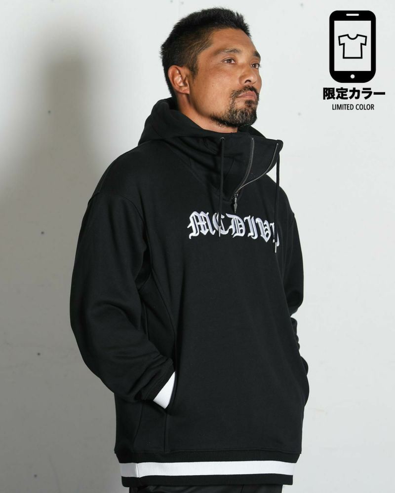 MCD] 裏毛 ハーフジップ パーカー | PEET ONLINE STORE
