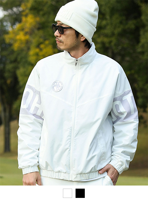 オフホワイト：180cm67kg(Lサイズ着用)