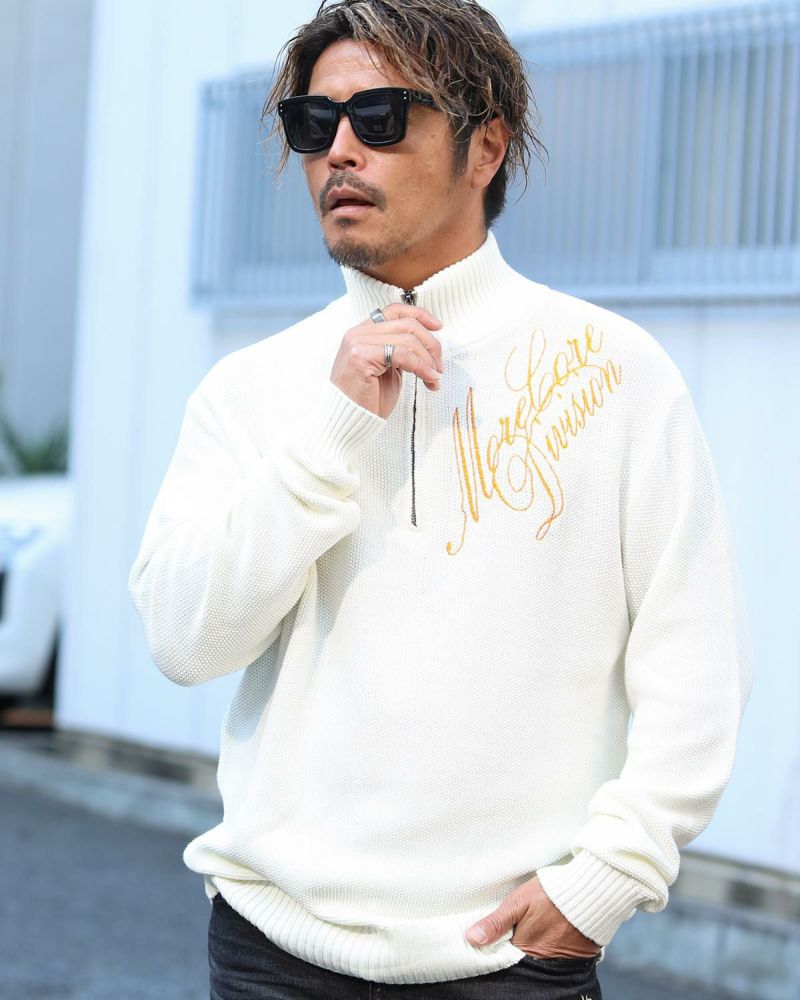 MCD] ウォッシャブル ハーフジップ セーター | PEET ONLINE STORE