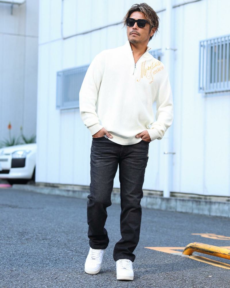 MCD] ウォッシャブル ハーフジップ セーター | PEET ONLINE STORE