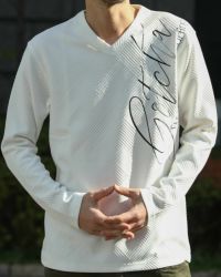 ホワイト：180cm67kg(Lサイズ着用)