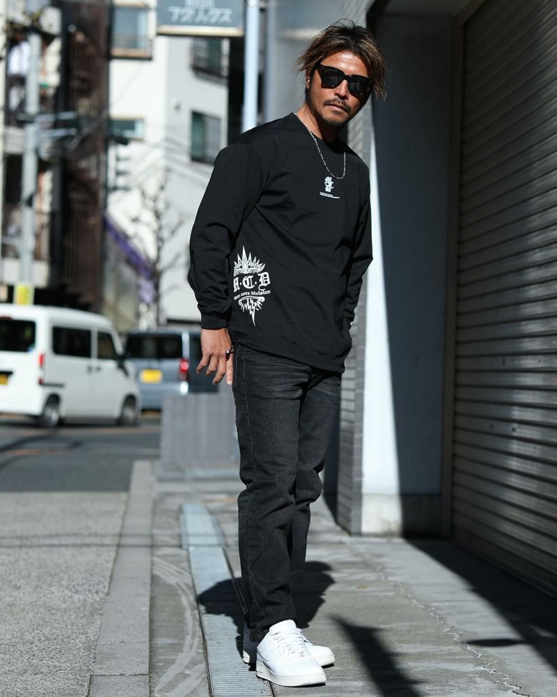 ブラック：173cm/72kg(Lサイズ着用)