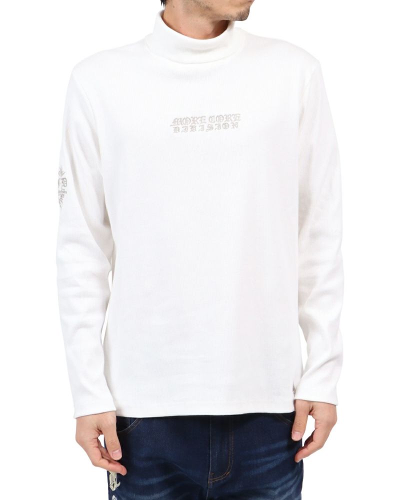 ホワイト：180cm67kg(Lサイズ着用)