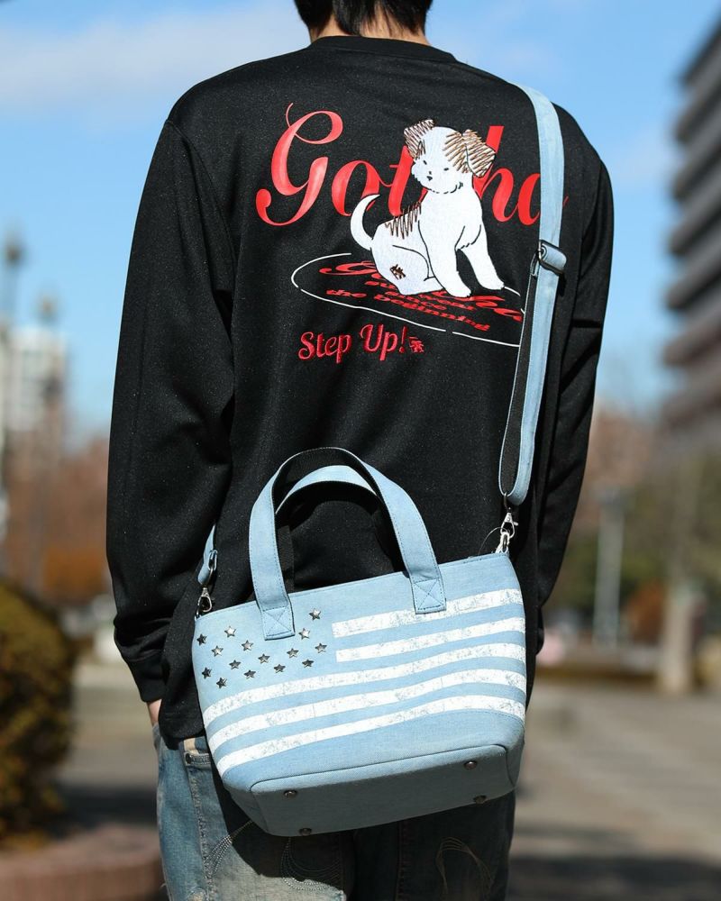 GOTCHA] 撥水 2WAY アメリカン デニム ミニ トートバッグ | PEET