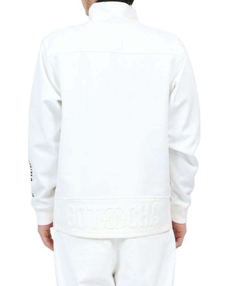 オフホワイト：180cm67kg(Lサイズ着用)