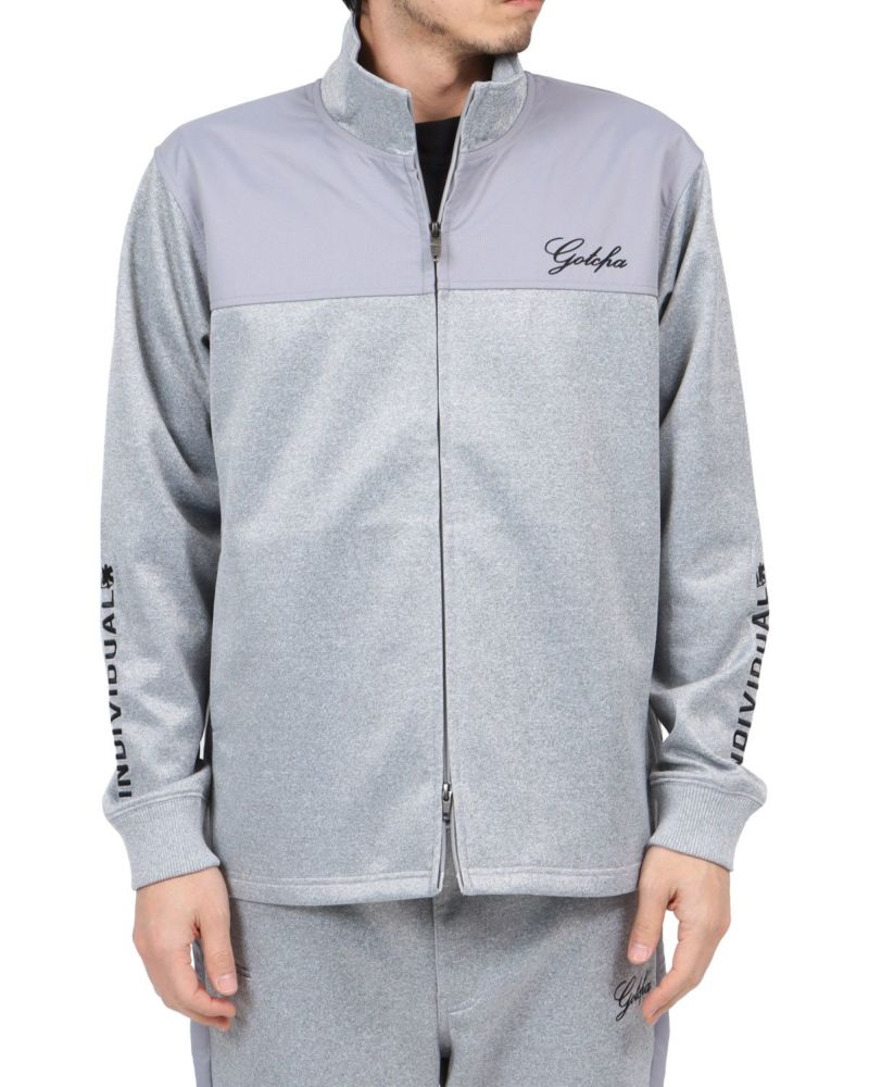 杢グレー：180cm67kg(Lサイズ着用)