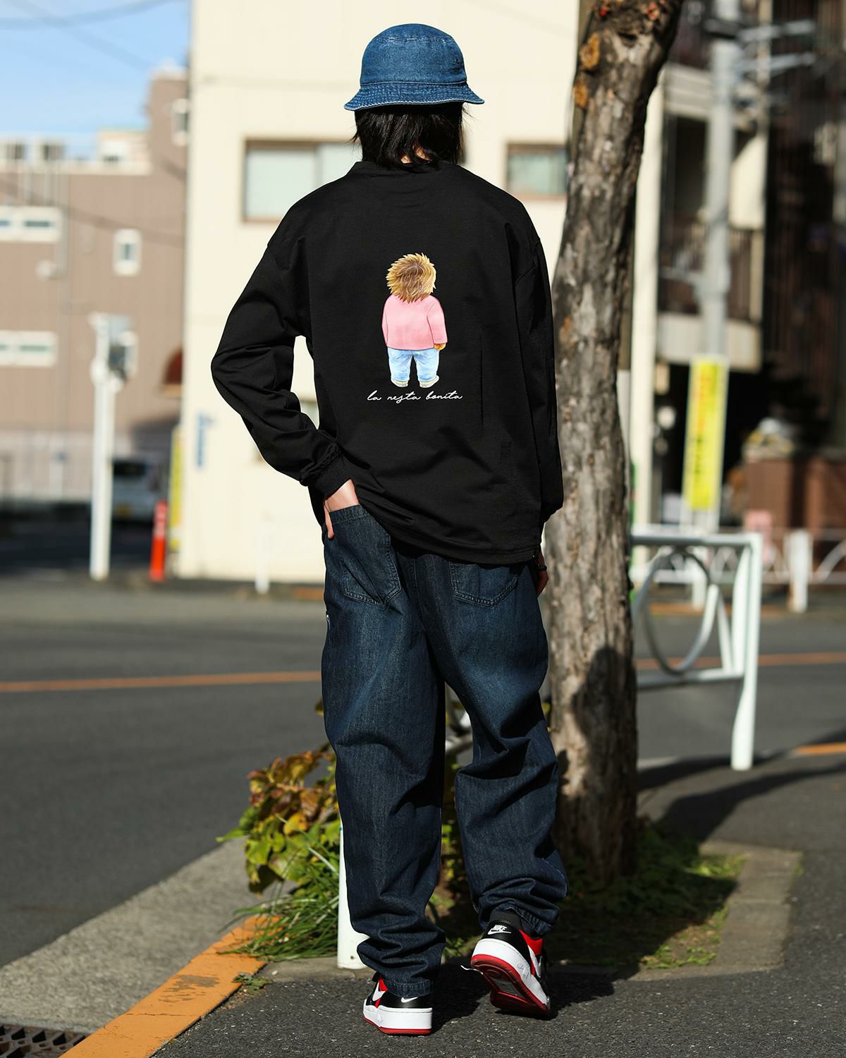 ブラック：168cm55kg(Lサイズ着用)