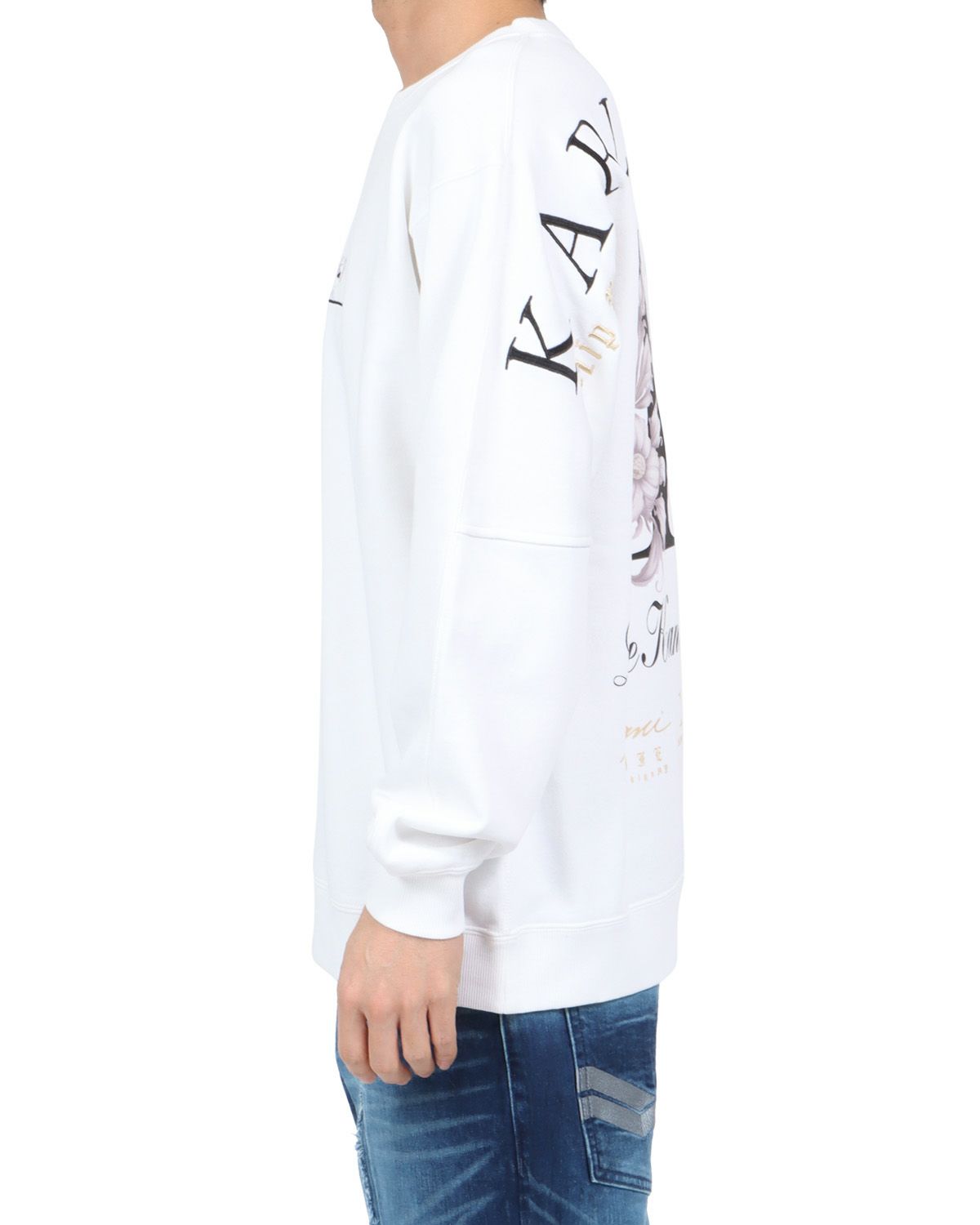 ホワイト：180cm67kg(Lサイズ着用)