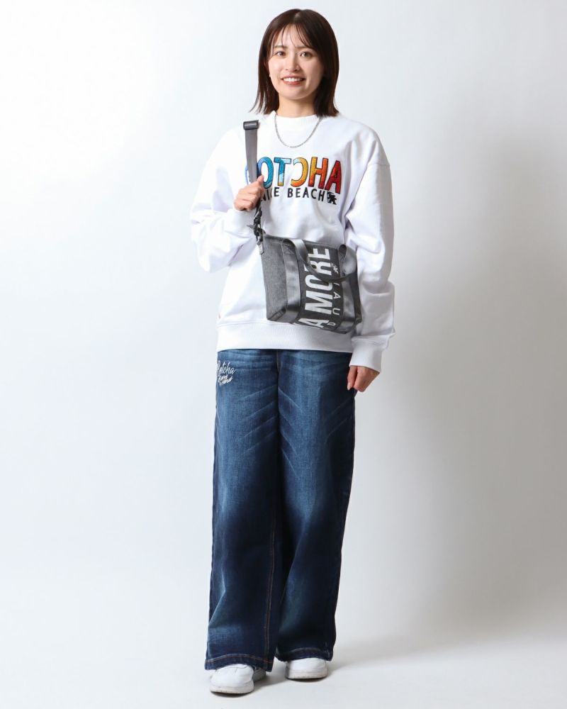 GOTCHA] ウィメンズ ストレッチ ワイド デニムパンツ | PEET