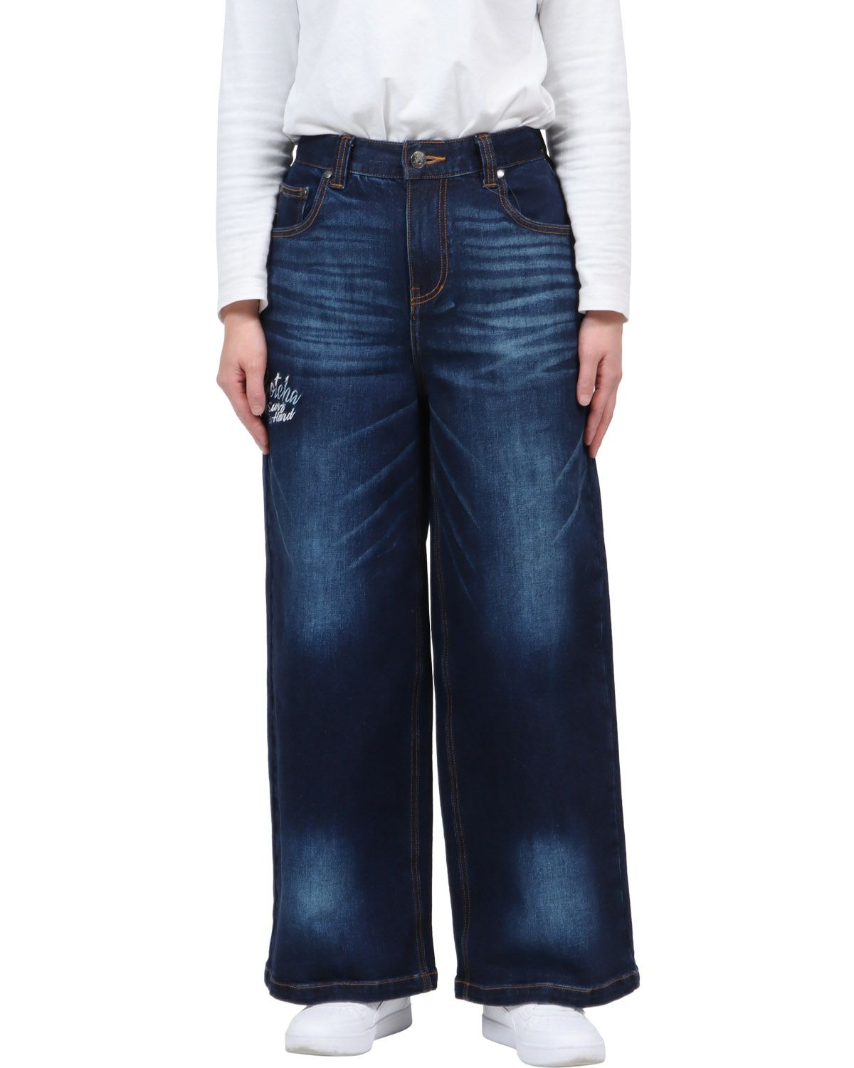 インディゴ：166cm(Lサイズ着用)