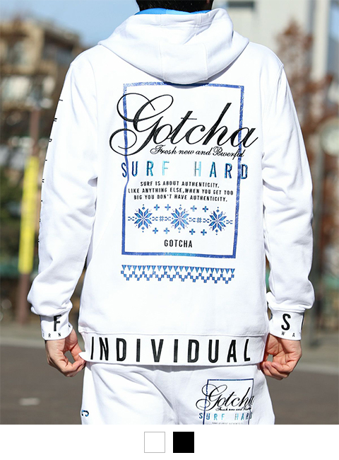 ホワイト：180cm67kg(Lサイズ着用)