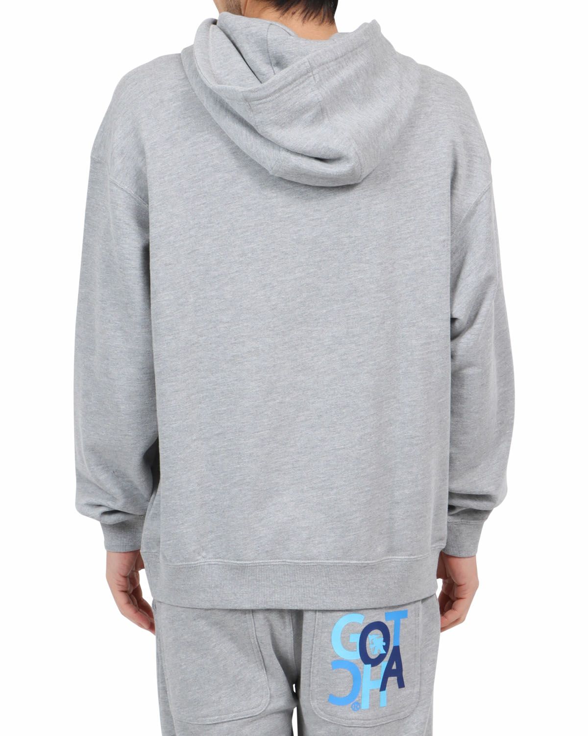 杢グレー：180cm67kg(Lサイズ着用)