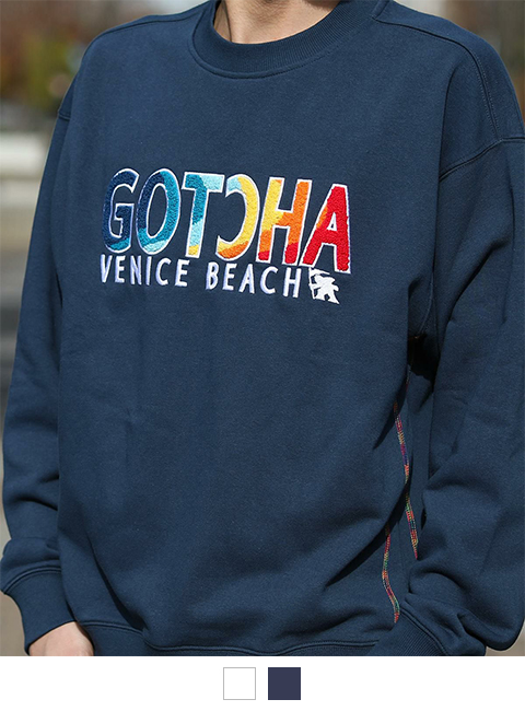 ネイビー：180cm67kg(Lサイズ着用)