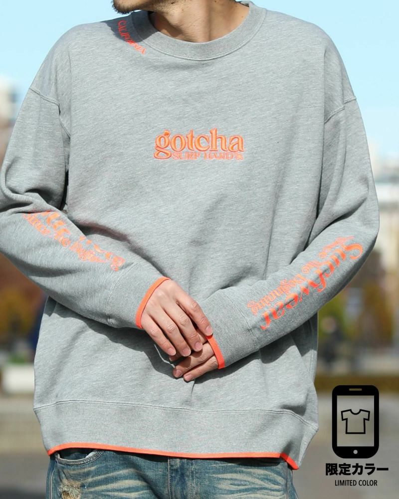 GOTCHA] ベーシック ネオンカラー ロゴ トレーナー | PEET ONLINE STORE