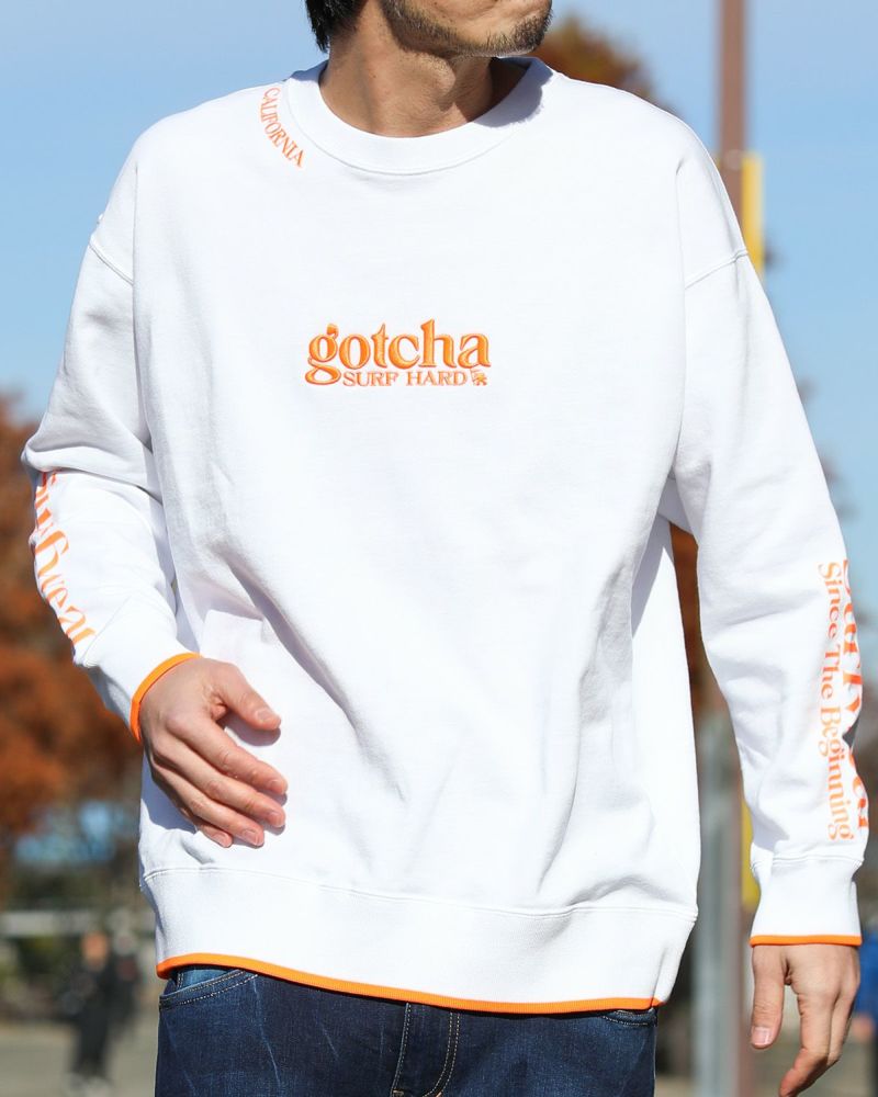 GOTCHA] ベーシック ネオンカラー ロゴ トレーナー | PEET ONLINE STORE