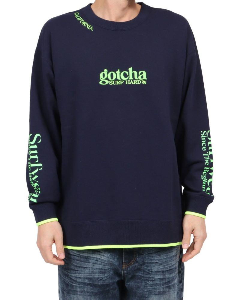 GOTCHA] ベーシック ネオンカラー ロゴ トレーナー | PEET ONLINE STORE
