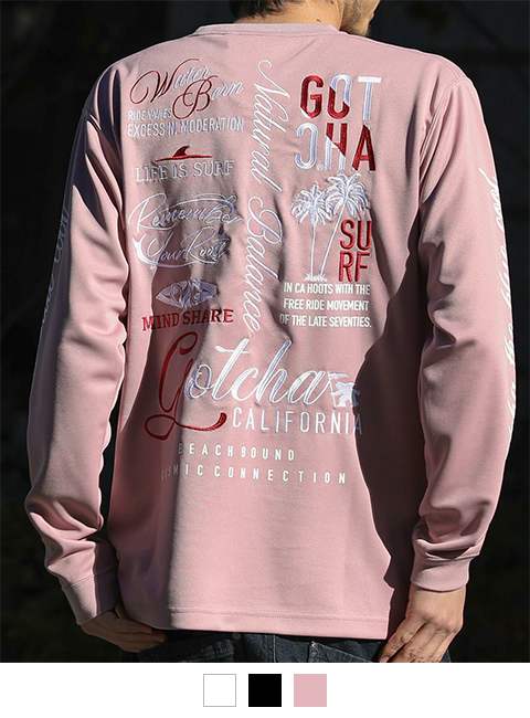 ベビーピンク：180cm67kg(Lサイズ着用)