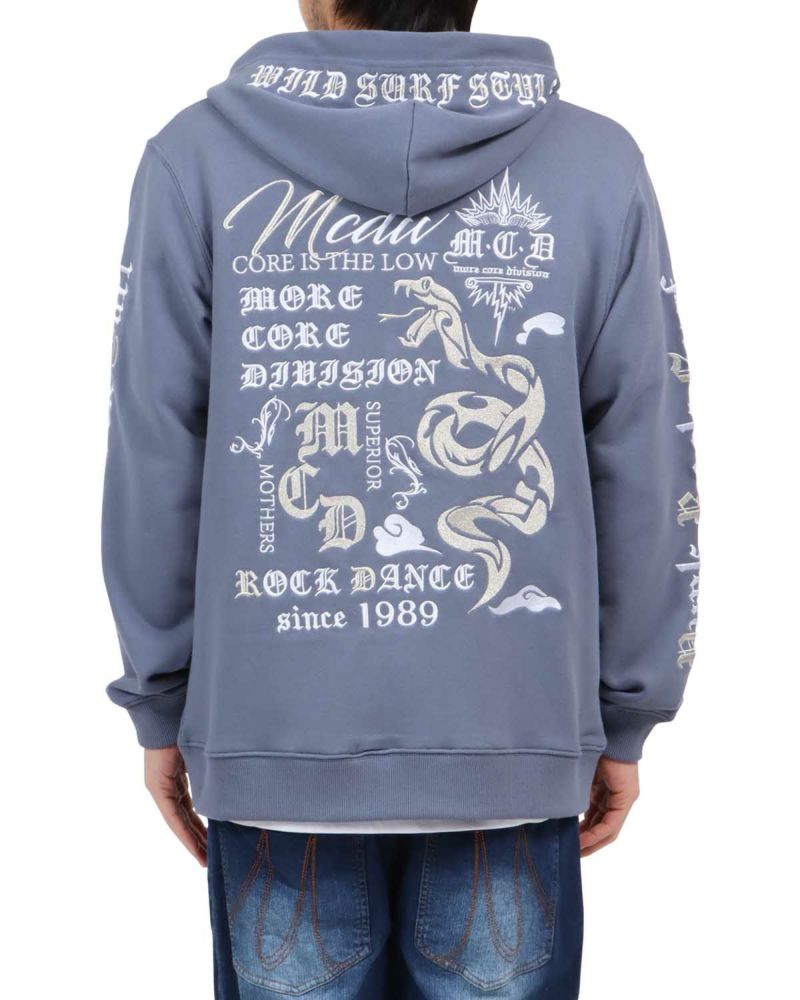 ブルーグレー：180cm67kg(Lサイズ着用)