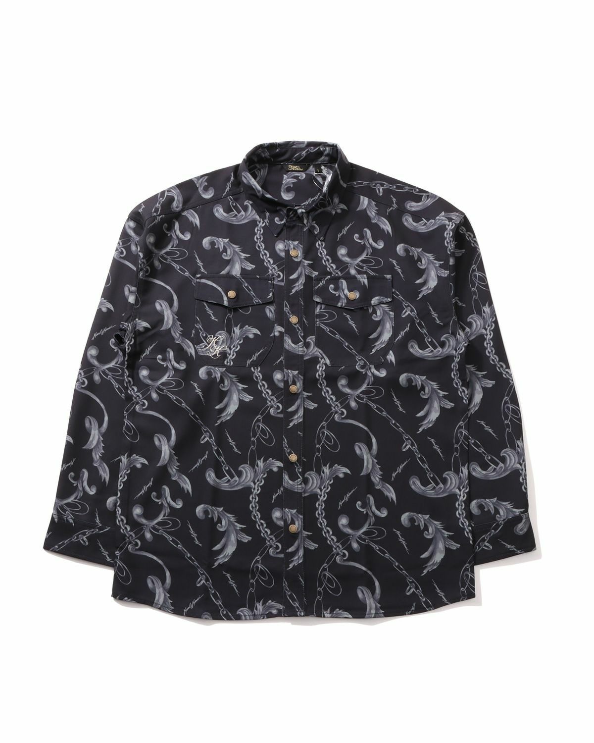 Karl Kani] ワントーン 切替 刺繍 シャツ | PEET ONLINE STORE