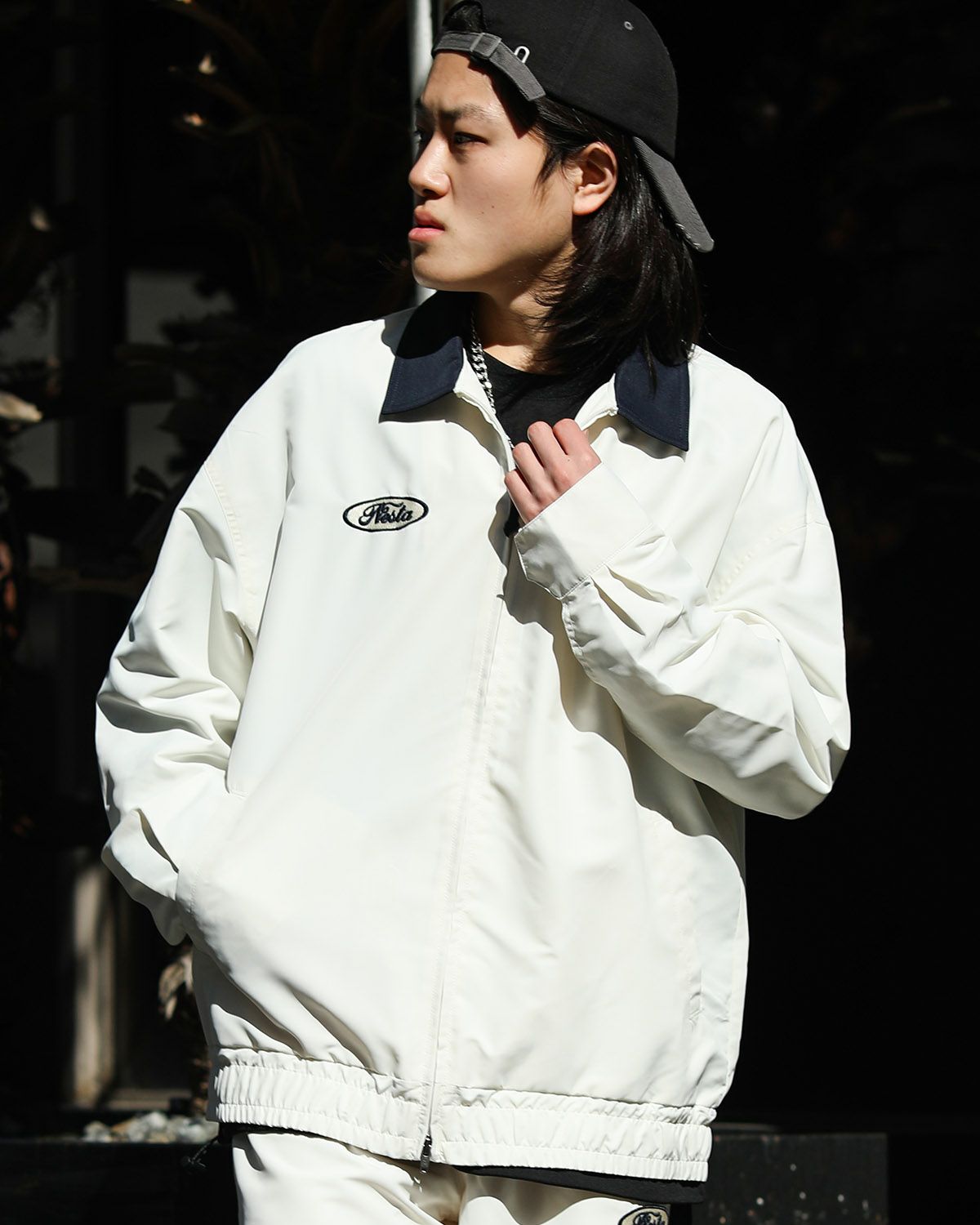 オフホワイト：168cm55kg(Lサイズ着用)