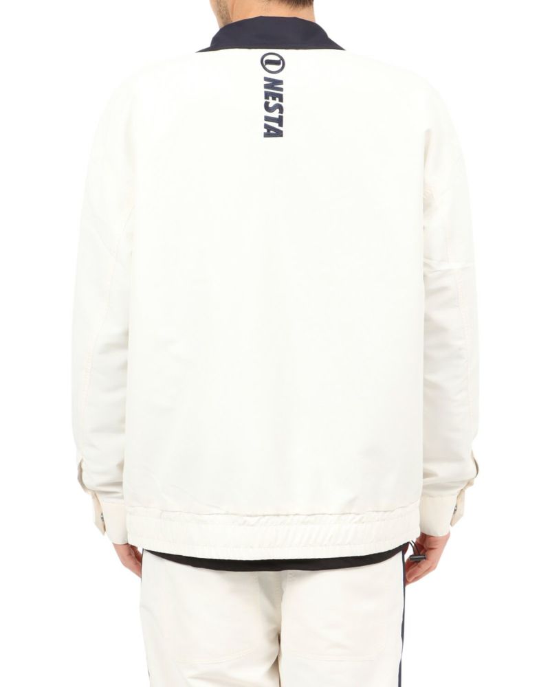 オフホワイト：180cm67kg(Lサイズ着用)