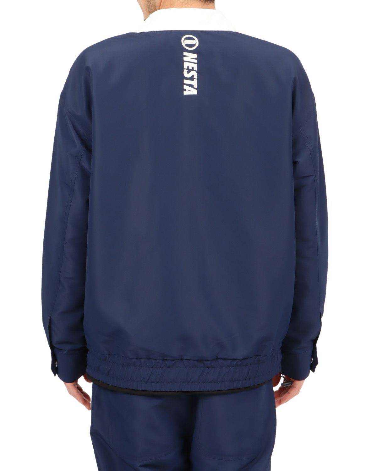 ダークネイビー：180cm67kg(Lサイズ着用)