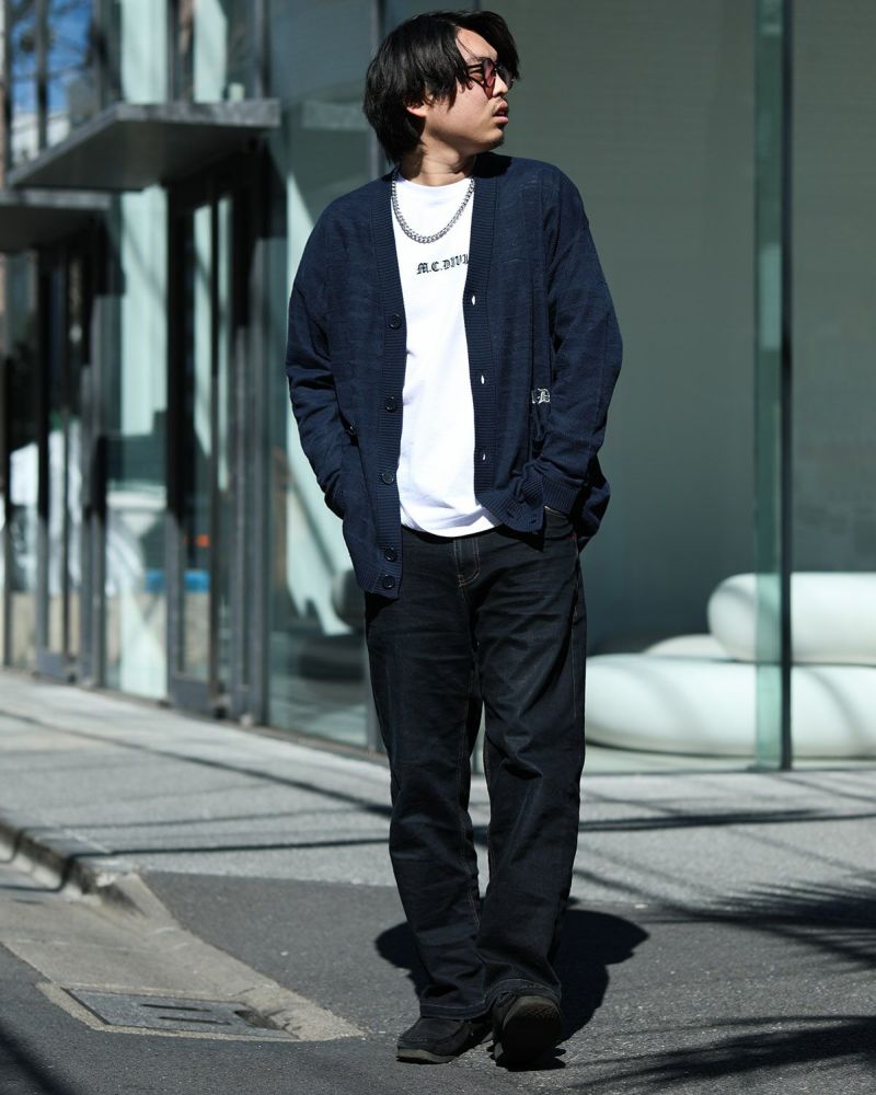 ダークネイビー:173cm/63kg(Lサイズ着用)