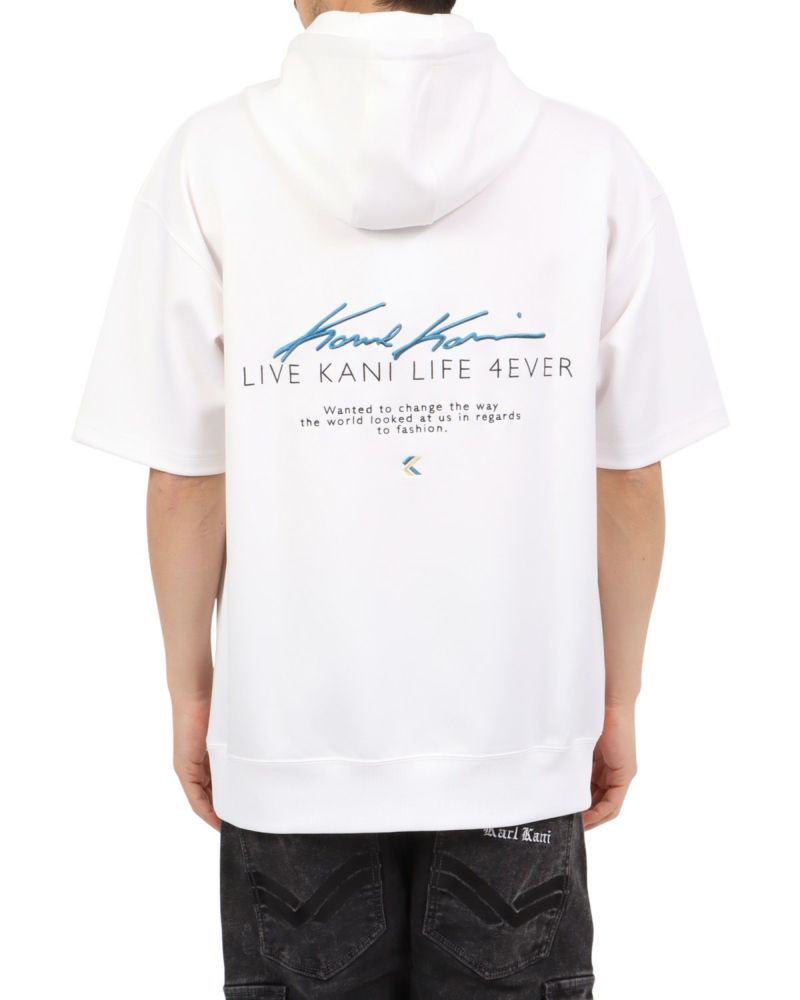 ホワイト：180cm67kg(Lサイズ着用)