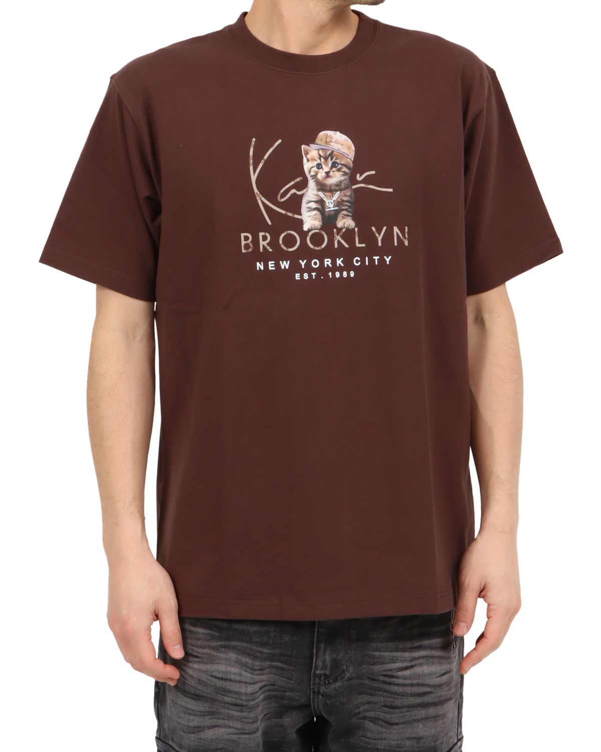 チョコレート：180cm67kg(Lサイズ着用)