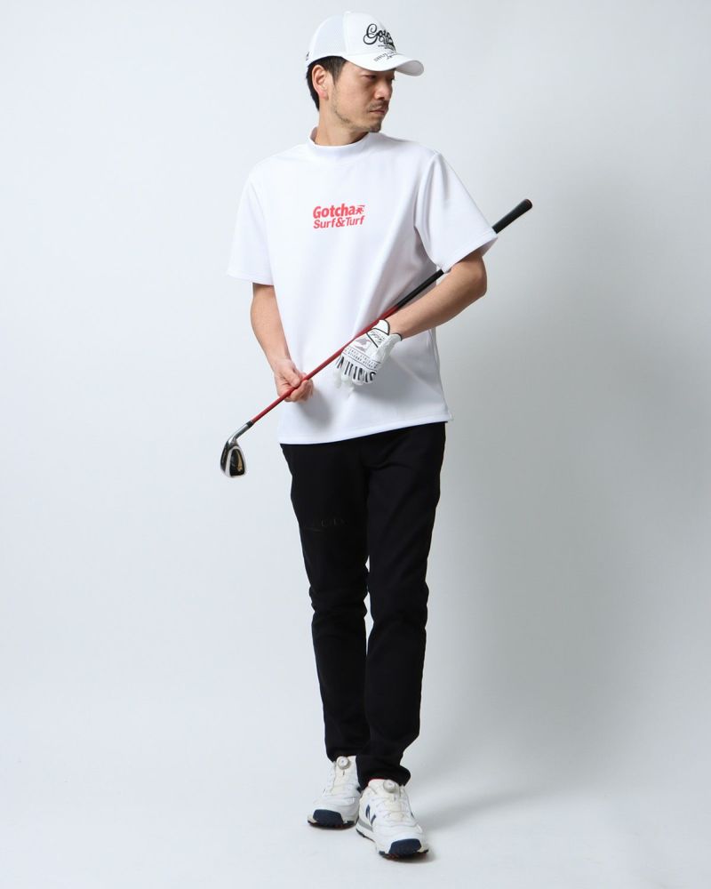 GOTCHA GOLF] スムース ワントーン モックネック Tシャツ | PEET