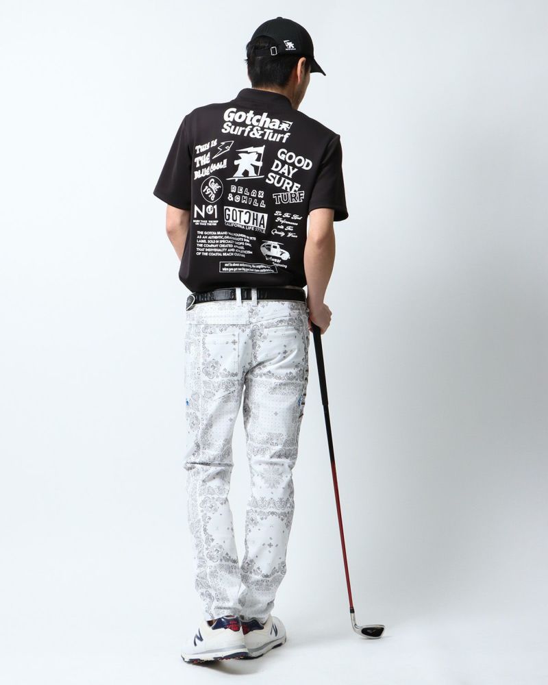 GOTCHA GOLF] スムース ワントーン モックネック Tシャツ | PEET