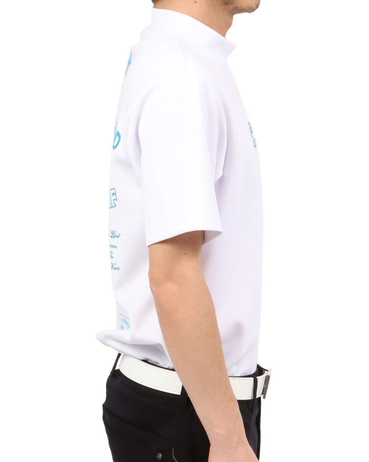 ホワイト：180cm67kg(Lサイズ着用)