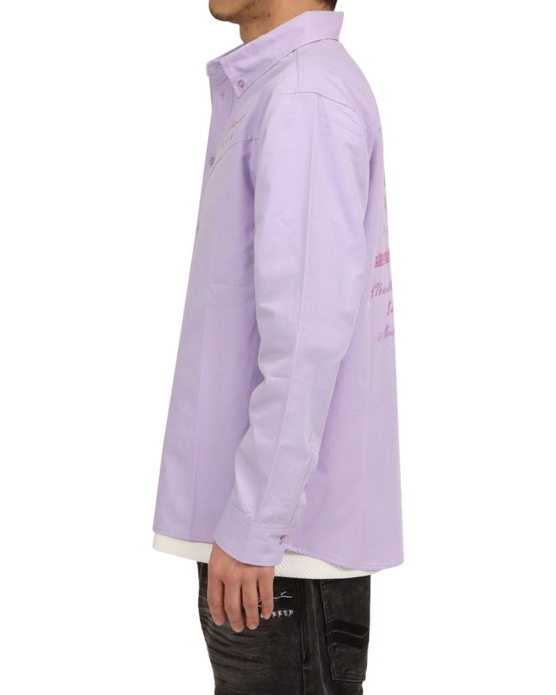 ラベンダー：180cm67kg(Lサイズ着用)