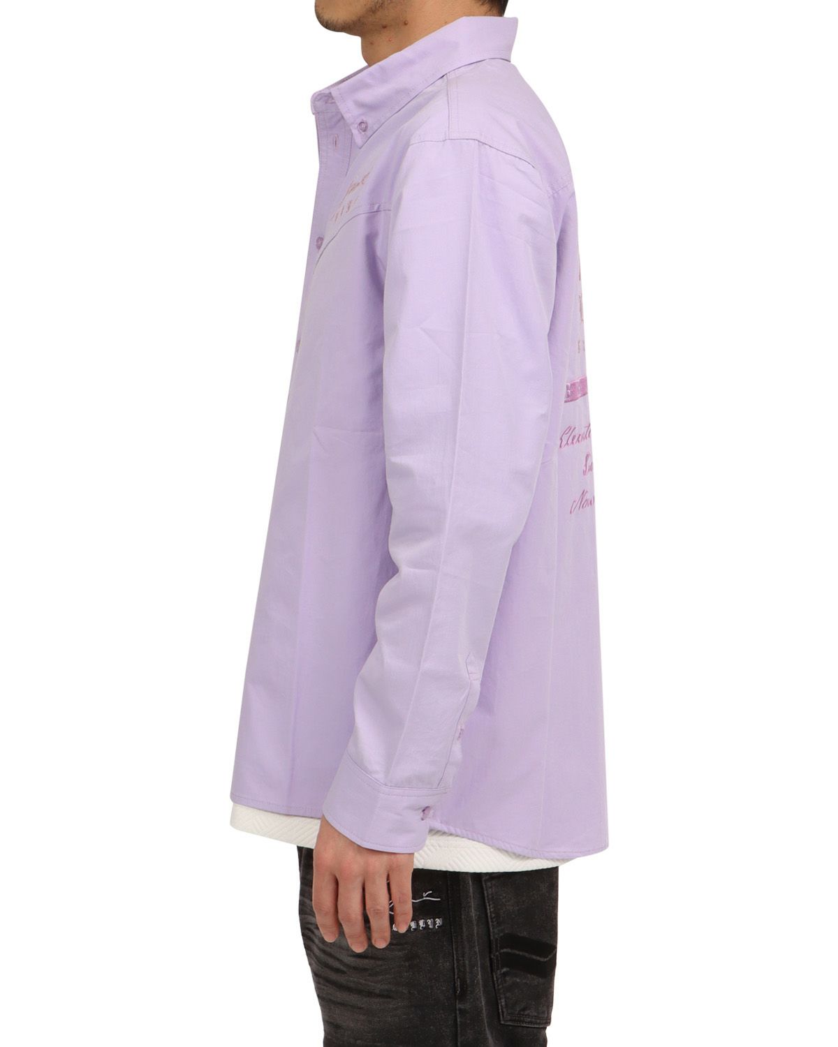 ラベンダー：180cm67kg(Lサイズ着用)