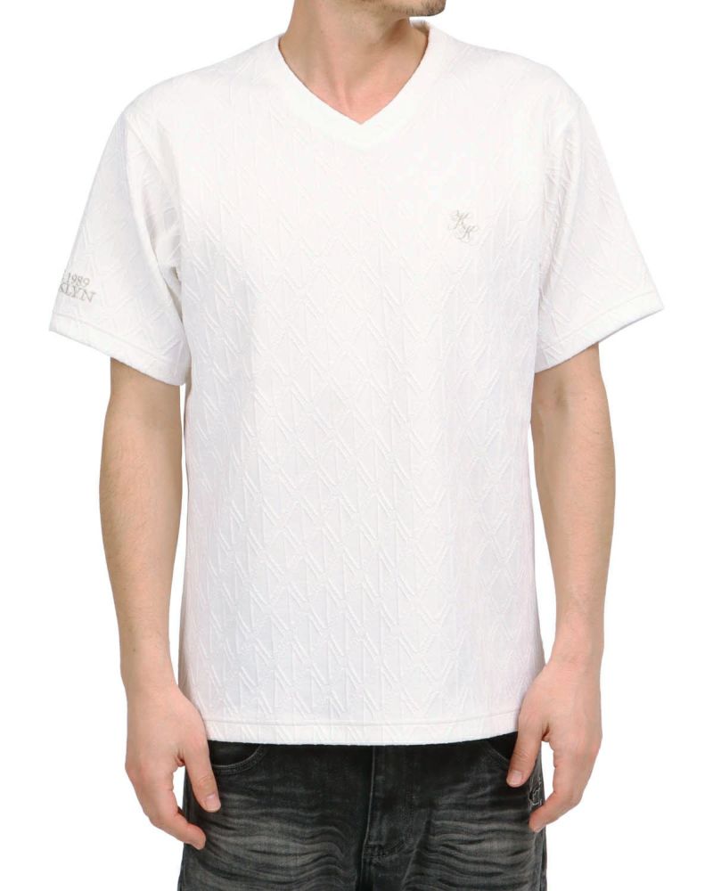 ホワイト：180cm67kg(Lサイズ着用)